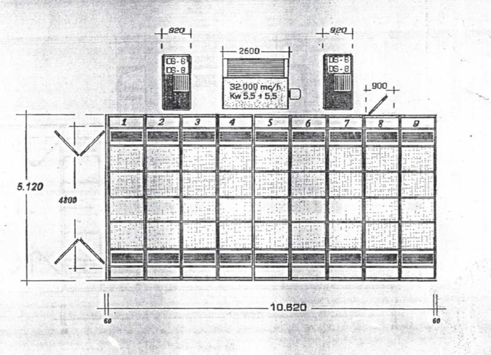 Kabina lakiernicza Saico 10 x 5 x 5 m przejazdowa