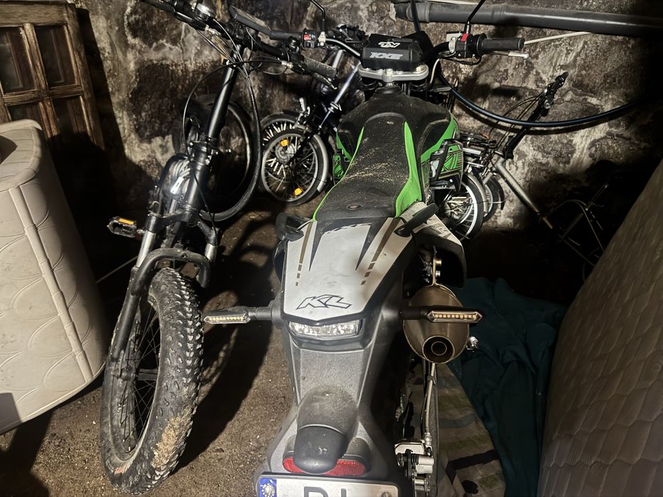 Mota 125 preparada para enduro