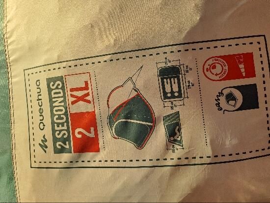 Tenda 2 seconds 2 pessoas XL