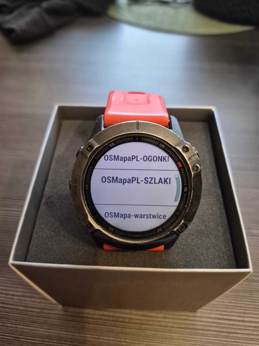 Garmin Fenix 6X PRO 51mm Mapy Komplet