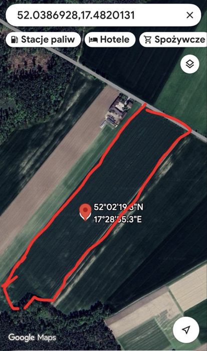 Sprzedam grunt rolny 9,45 ha Radlin (gmina Jarocin)