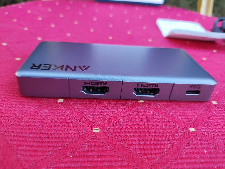 Hub USB 3.2 HDMI USB-C rozdzielacz Rozgałęźnik Adapter splitter Anker 343 do komputera PC Laptopa