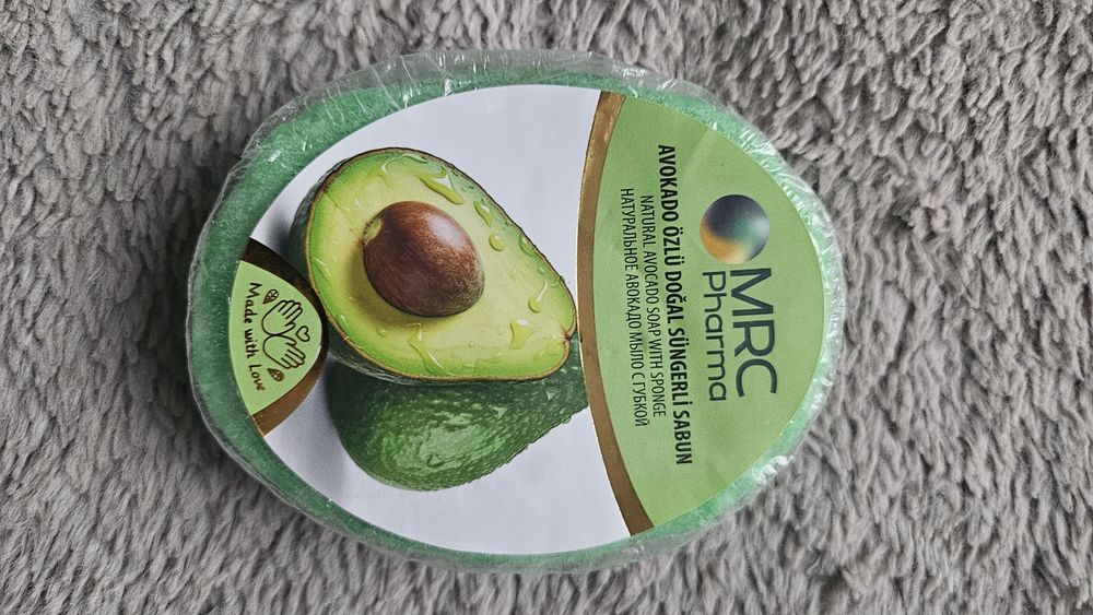 Mydełko w gąbce avocado