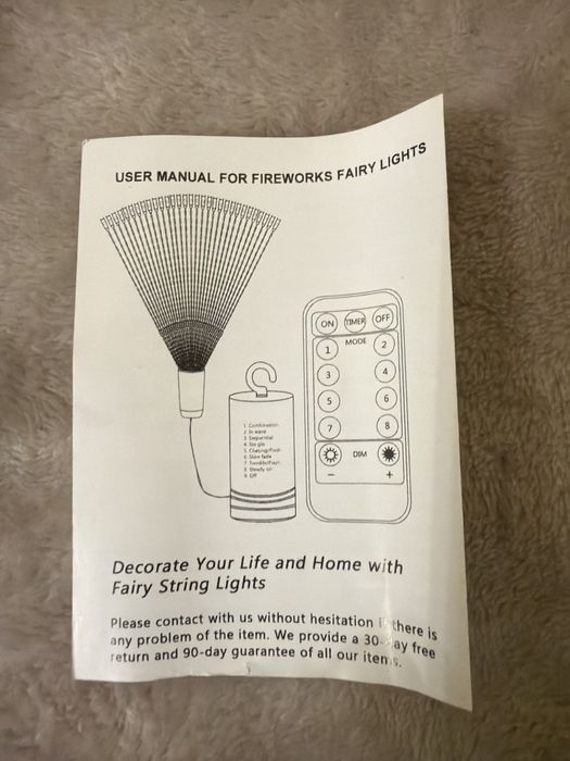 Lampki ozdobne. Swiatelka. Fejerwerki. Swiąteczne