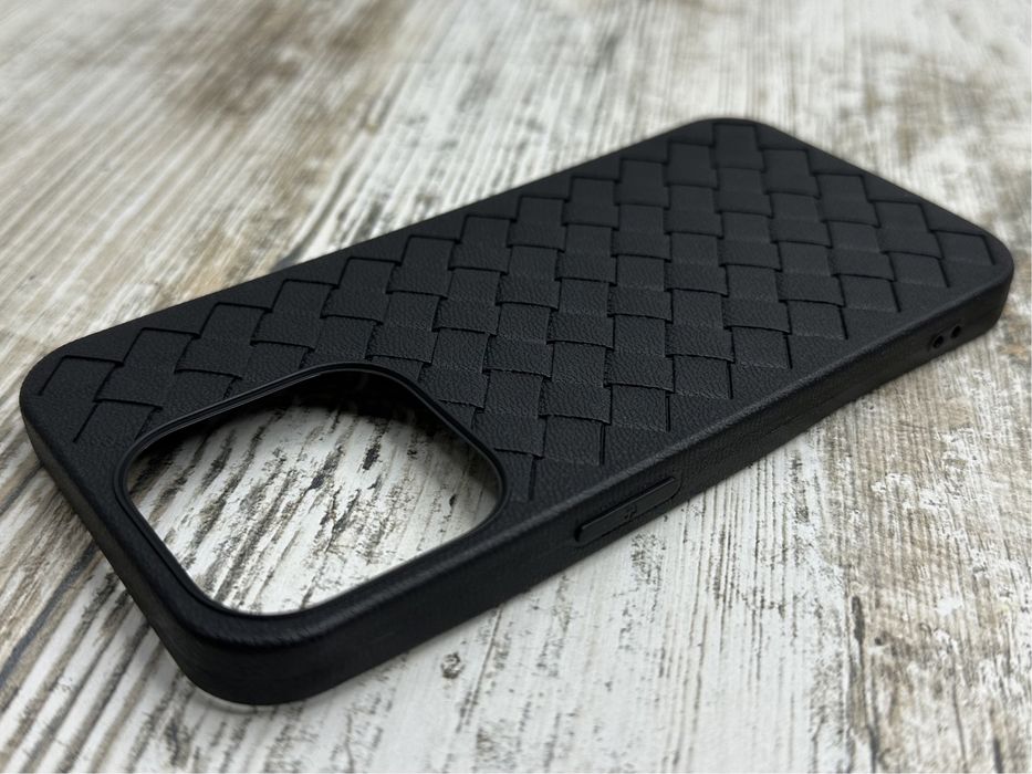 Чехол плетенка на iPhone 15 Pro Max/ 15 Pro/ 15. Тонкий чохол