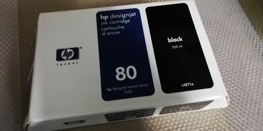 HP 80 Ink Cartridges for Designjet 15, 44, 45, and 78 Inkjet Printers – Original, Brand New64552979123201121