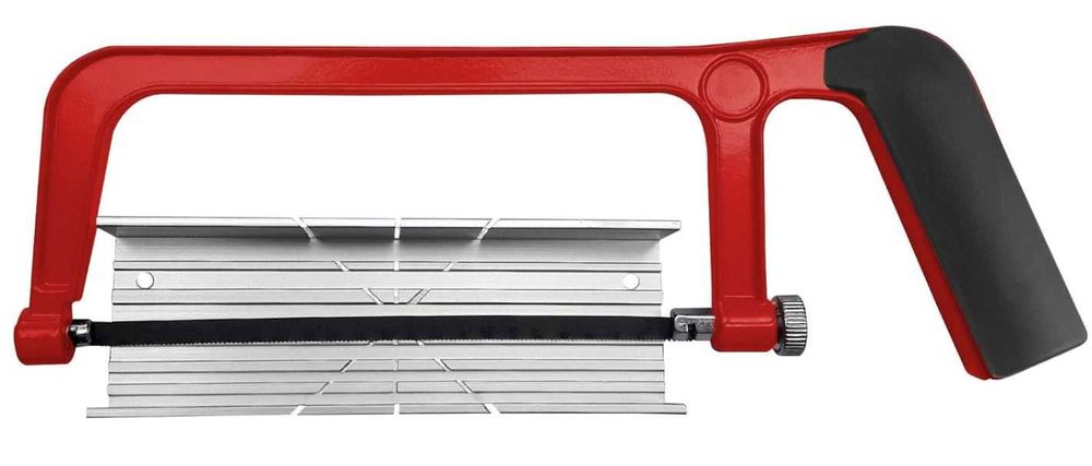 Piła ręczna 150mm do cięcia metalu + blok do cięcia