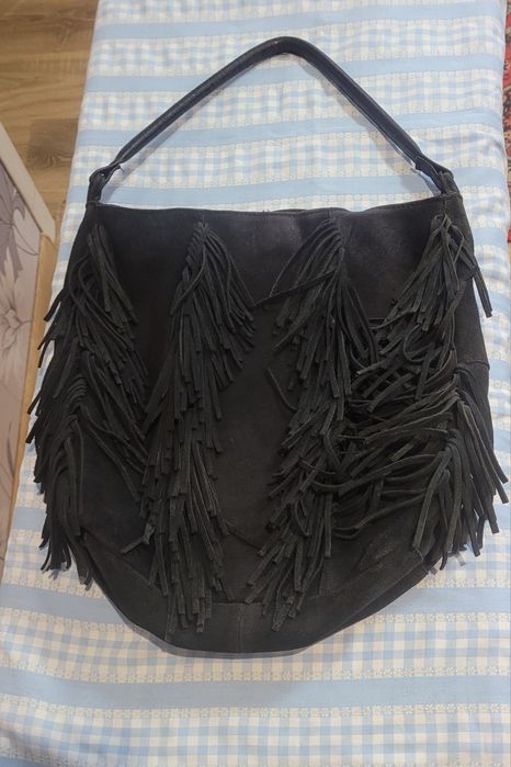 Замшева сумка TOPSHOP