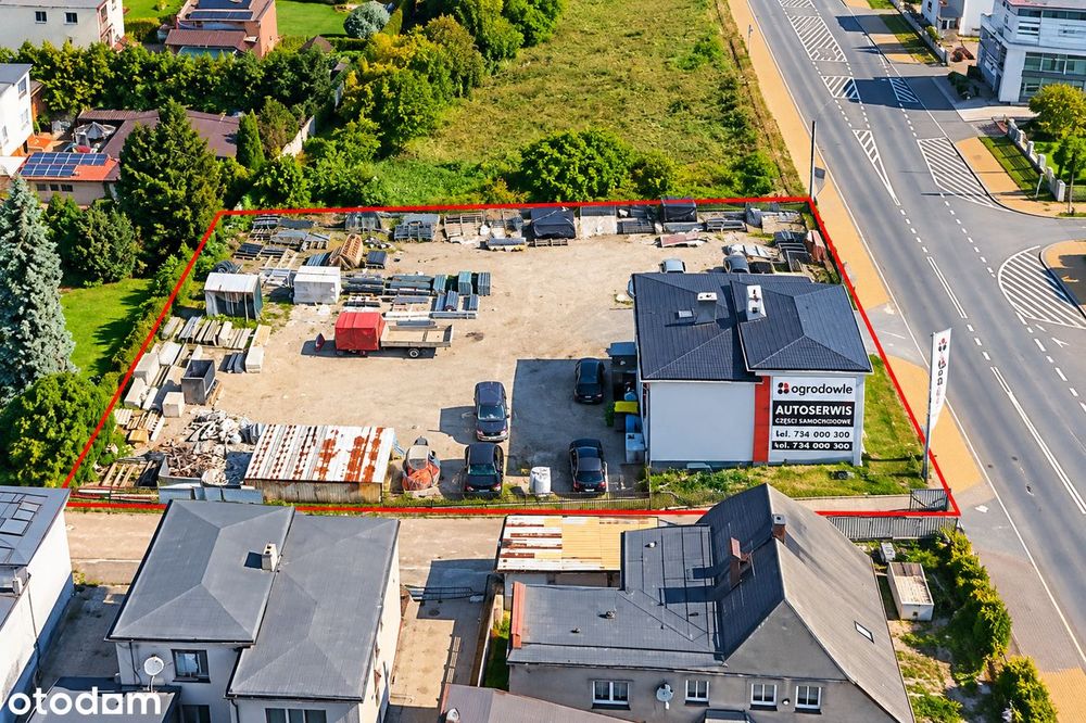 *** LOKAL UŻYTKOWY 90 m² * DK78*PLAC 1500 m² *DOJAZD TIR***