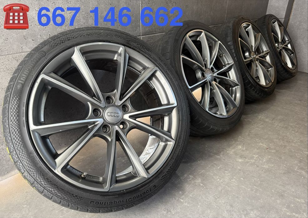19 cali Audi A4 A6 felgi koła komplet z oponami 5x112 ET45 8J