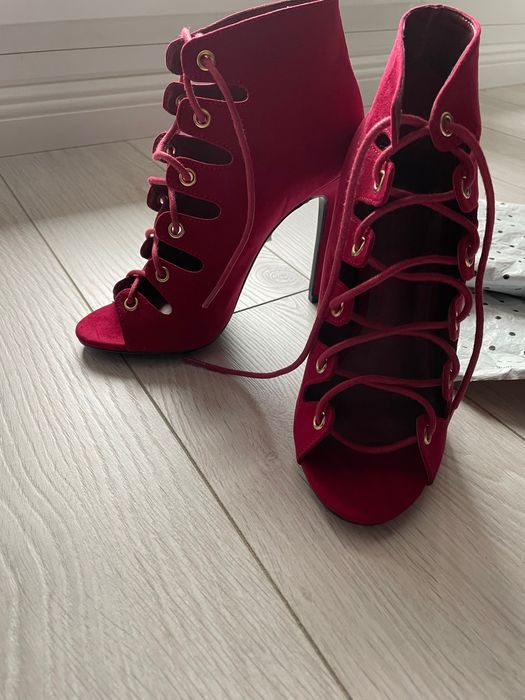 Topshop- nowe czerwone szpilki - rozmiar 36