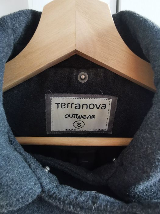Kurtka ramoneska, filcowa, szara, S