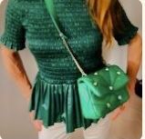 Zara nowa z metką bluzka  S  skóra eco