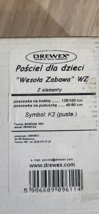 Pościel dziecięca DREWEX do łóżeczka