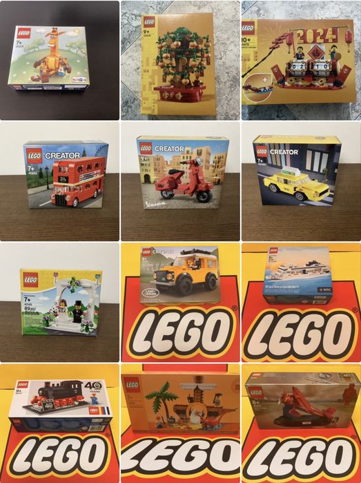 LEGO Varios Sets Novos Selados e Originais