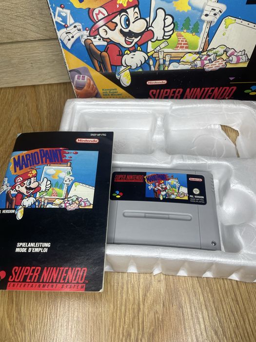 Nintendo Snes Mario Paint + Mysz
