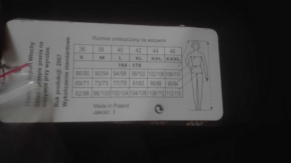 Płaszcz damski rozmiar 42