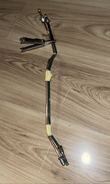 Трубка гальмівна мідна Vivaro/Trafic 4.75mmx3180 mm-M10x1-M10x1 WP-016