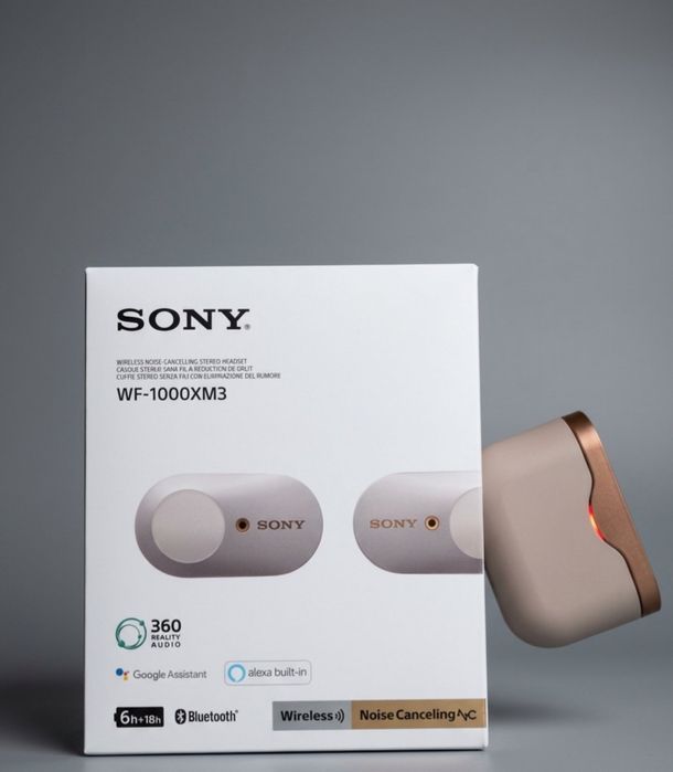Навушники Sony SONY WF-1000XM3 Silver WF1000XM3S.E