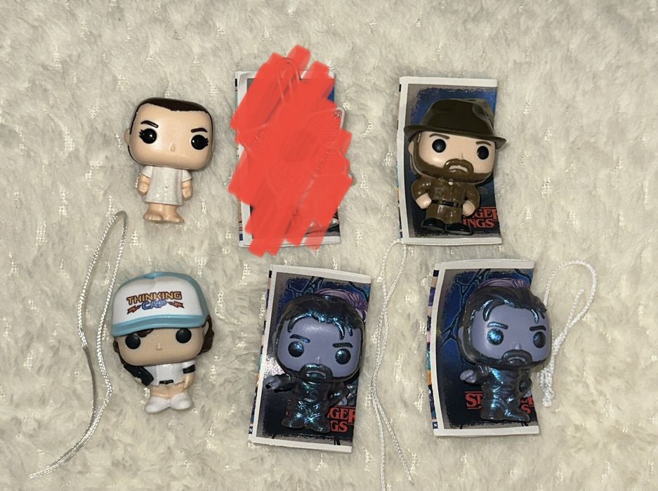 Фігурки фанко-поп з Kinder Joy Stranger Things/Дивні Дива