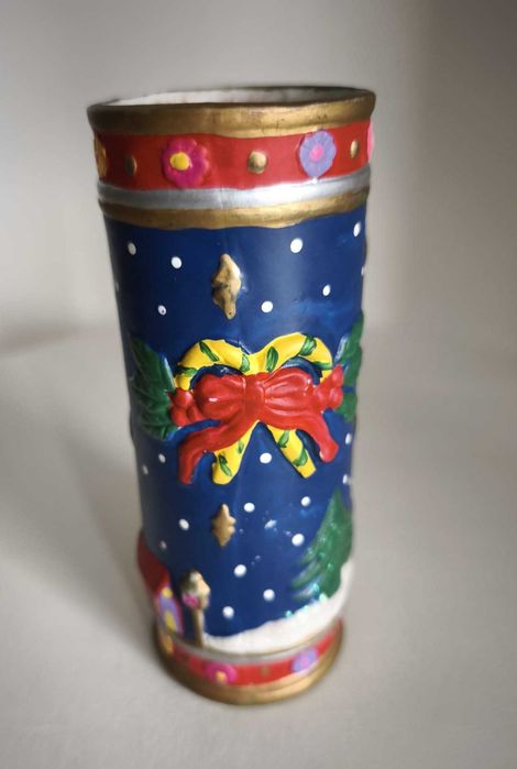 Jarra de Natal em Louça