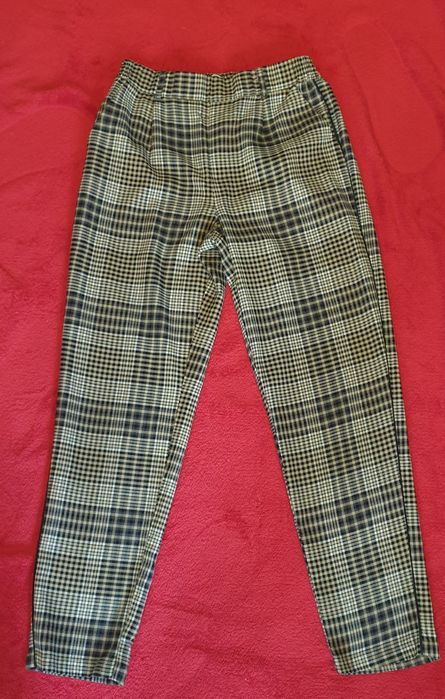 Cropp, spodnie w kratkę, r. 34