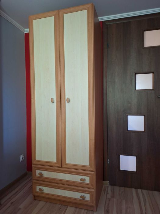Szafa 70x200 dwudrzwiowa z szufladami