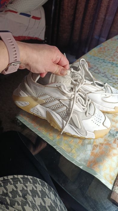 Кроссовки Адидас Adidas streetball оригинал кожаные. 38 39 размер