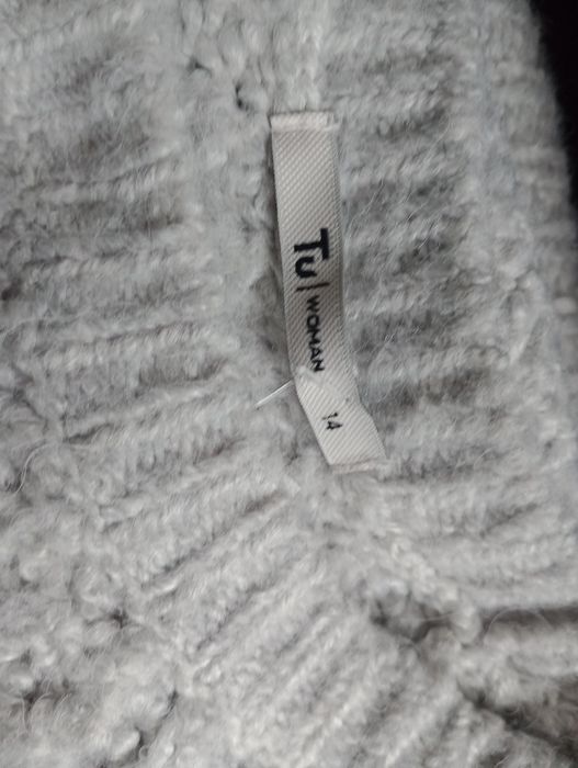 Ciepły gruby sweter oversize