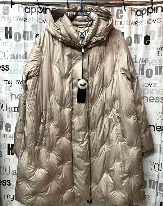 Куртка большой размер, натуральный пух, Италия, 52-58 размер.