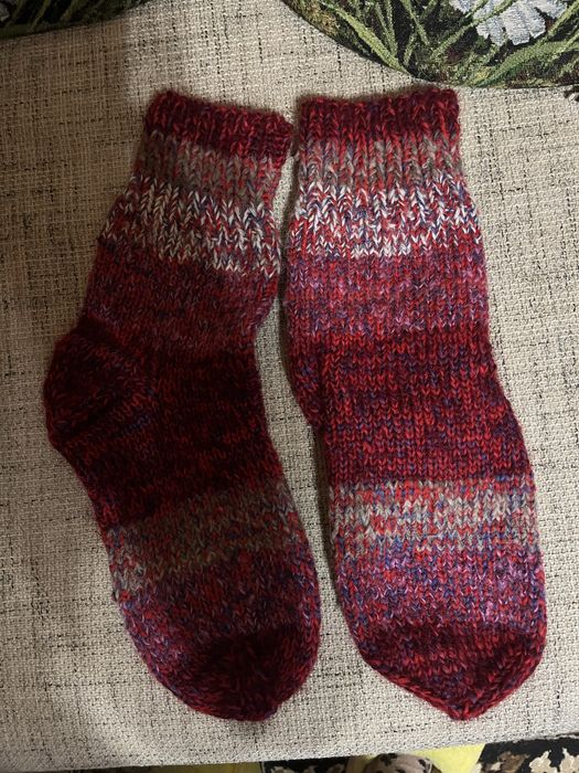 Вязаные носки 45 размера