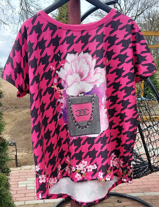 Piękny tshirt/bluzka na rozmiary  38, 40, 42, 44, 46, 48, 50