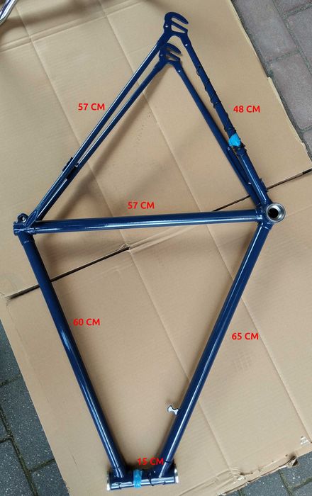 ramam rowerowa z widelcem retro holender kierownica vintage