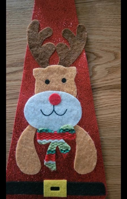 Krawat z reniferem  nowy