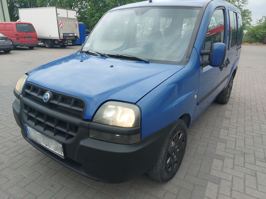 Fiat Doblo 1.2b 2004r 227tys.km oryginał bezwypadkowy Cena ostateczna do końca dnia!