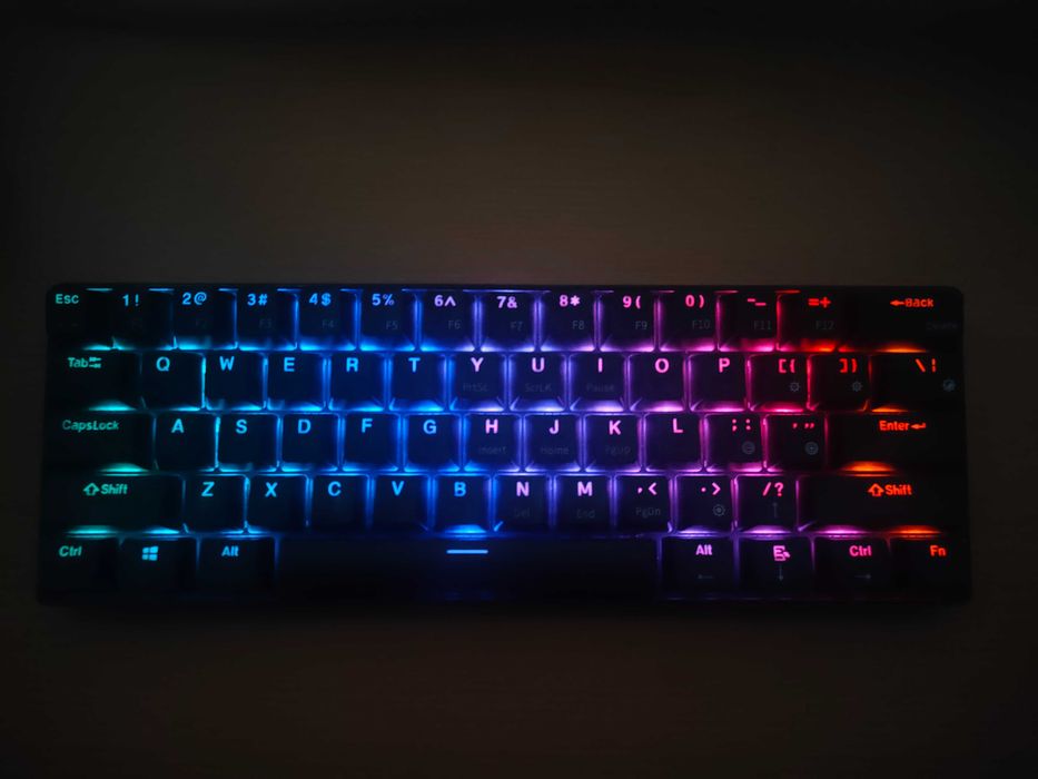 Klawiatura mechaniczna Krux Neo Pro RGB / Wireless / Gateron Blue