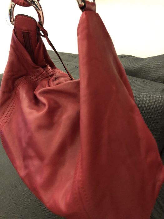 Mala em couro vermelho, Michael Kors