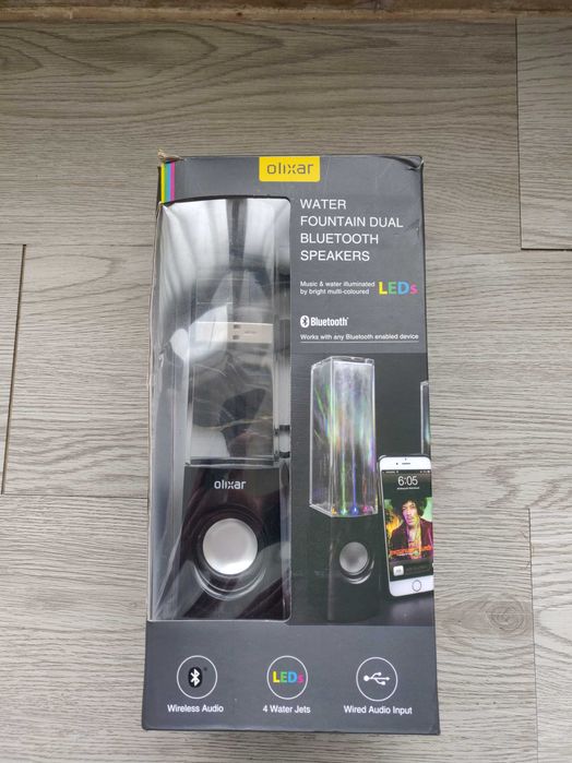 Colunas Bluetooth Water Dancing, da Olixar