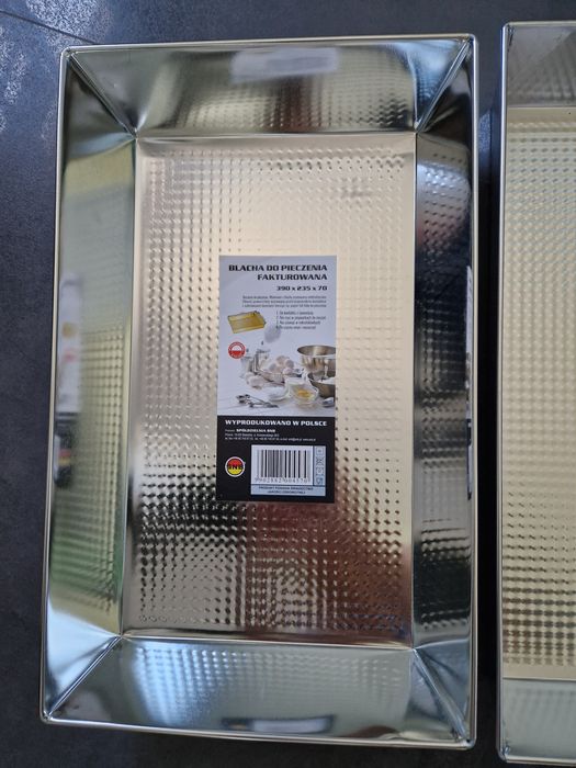 Blaszki do pieczenia blachy formy zestaw