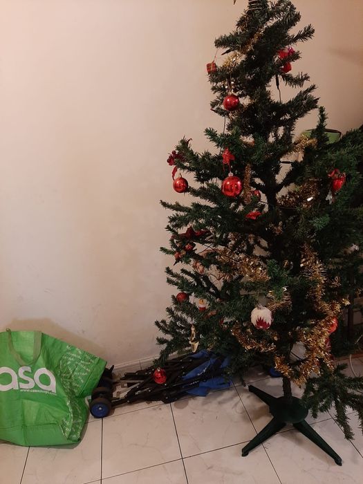 árvore de natal rica e variada