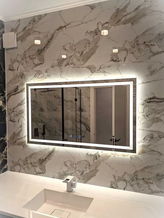 Led Дзеркало з підсвіткою в рамці зеркало с подсветкой в рамке в ванну