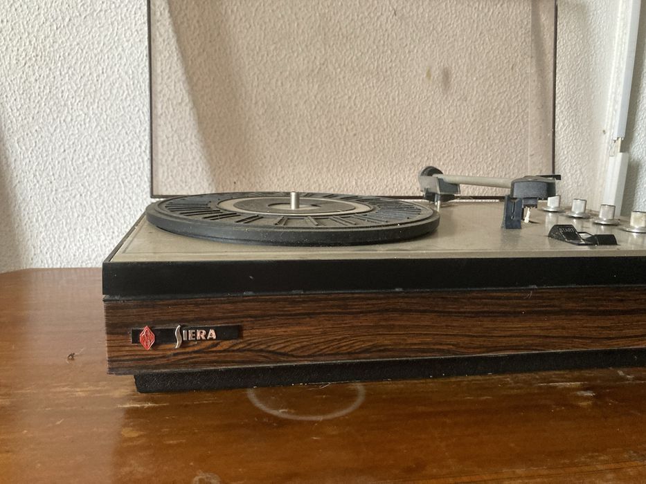 Gira discos - leitor de vinil siera stereo