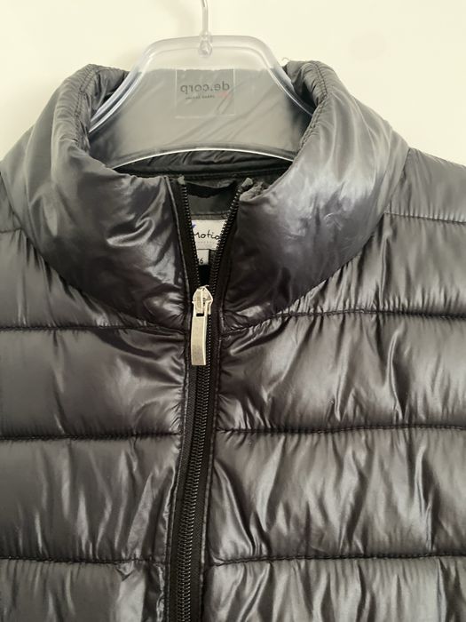 Kurtka unisex  pikowana czarna / L