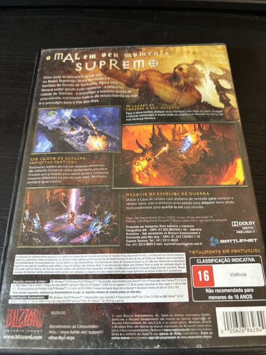 Jogo Diablo 3 para PC