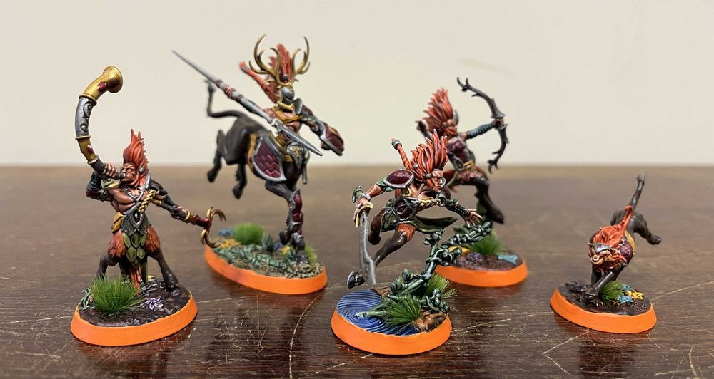 Warhammer Underworlds BeastGrave z makietami pomalowane