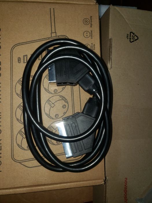 Scart кабель для телевізорів і медіа-плеєрів