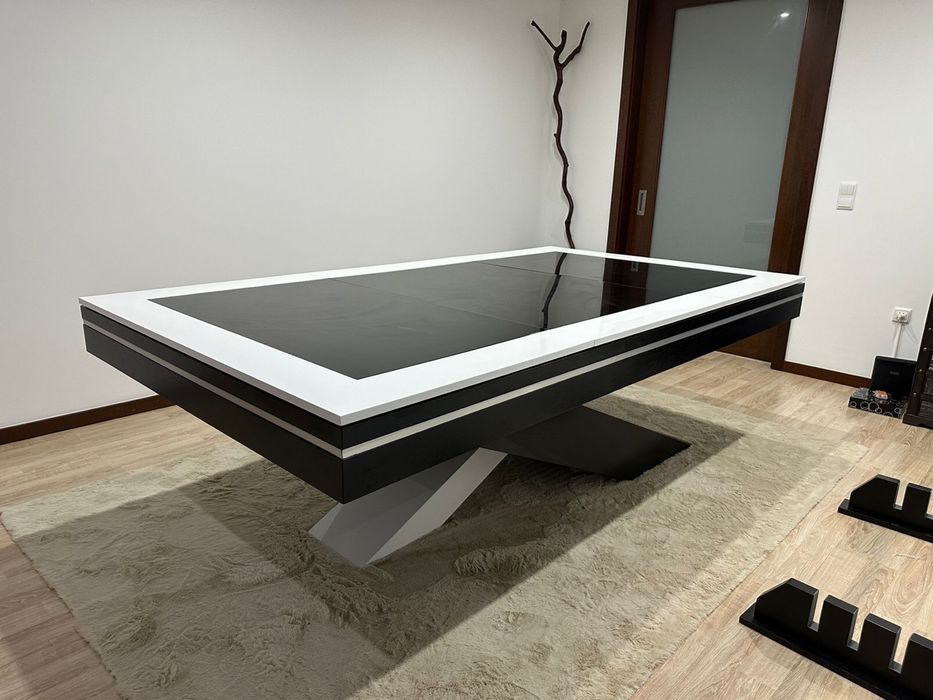 Snooker novo Olympus + tampo refeicoes com vidro