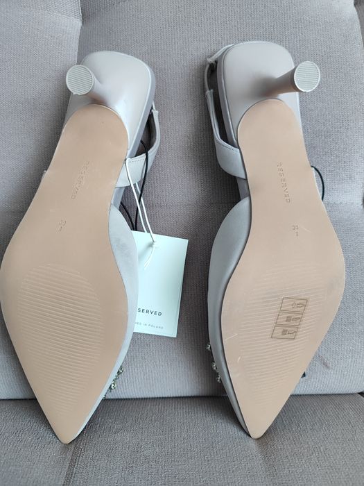 Czółenka buty na obcasie kaczuszki