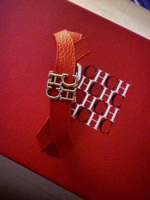 Bransoletka Carolina Herrera czerwona 2026