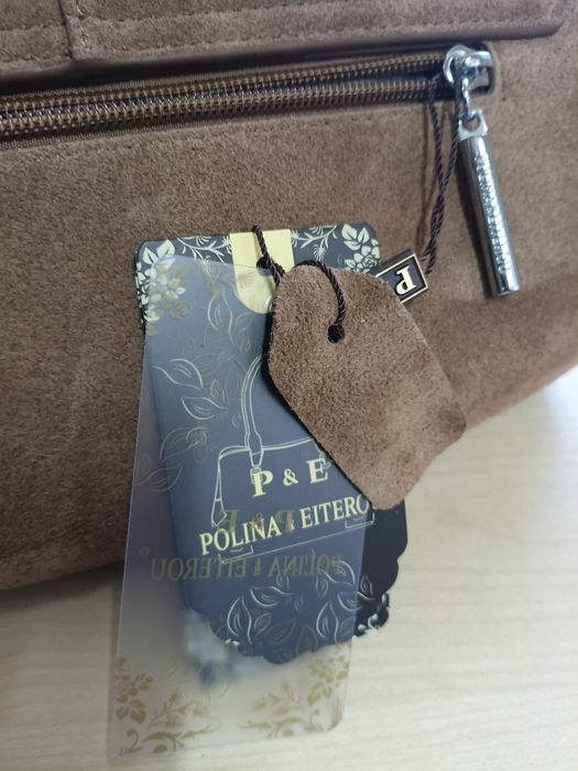 Замшева сумка polina&eiterou
